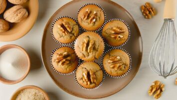 Ořechové muffiny. Vyzkoušejte tuto dobrotu