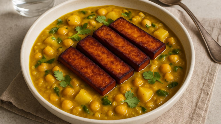 uzene tofu na kari recept po kterem se budete olizovat az za usima Uzené tofu na kari. Recept, po kterém se budete olizovat až za ušima