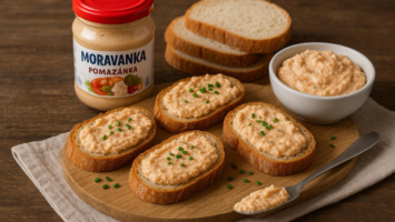 Pomazánka z Moravanky. Vyzkoušejte tuto dobrotu