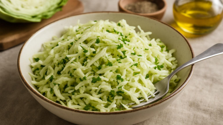 Křehounký salát ze syrového zelí. Zvládnete to i vy?