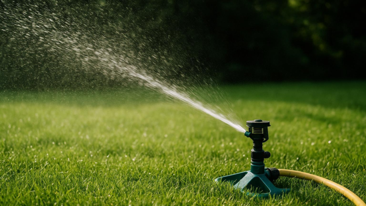 jak zavlazovat travnik spravne setrete vodu neplytvejte Jak zavlažovat trávník správně. Šetřete vodu, neplýtvejte