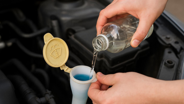 Jak vyčistit nádržku ostřikovačů. Pomůže směs, kterou máte doma