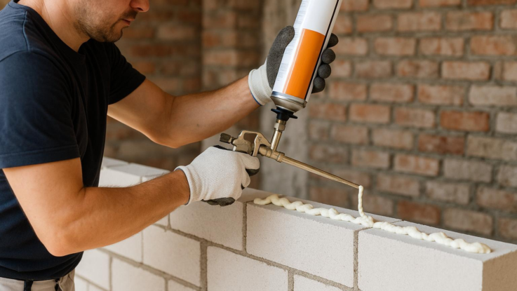 Stavíte s montážní pěnou? Objevte moderní metodu zednění