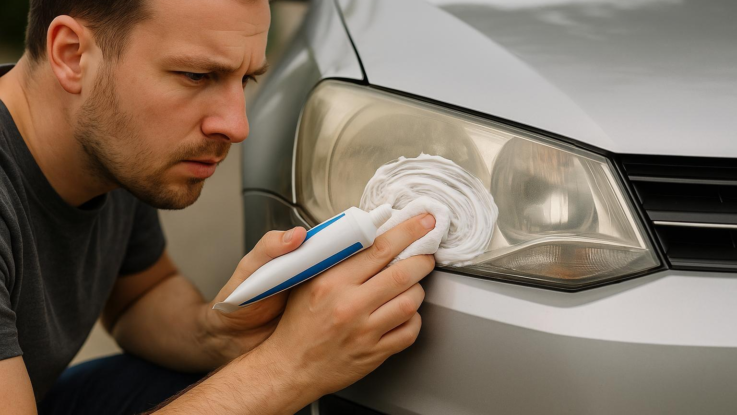 Jak vyčistit světlomety bez demontáže. Pomůže běžná zubní pasta