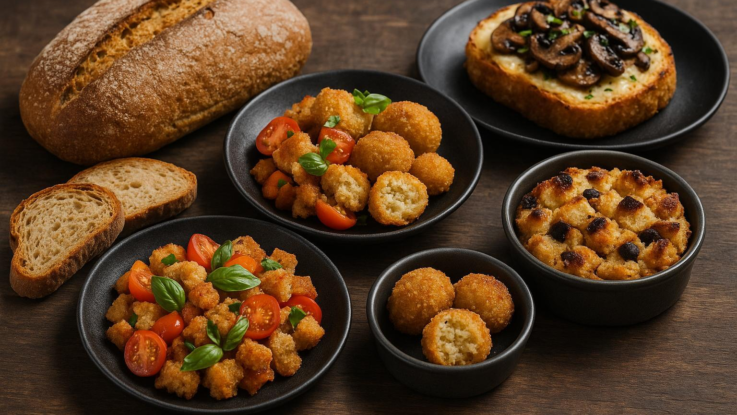 Gurmánské pokrmy ze starého chleba mu vrátí nový život. Nevyhazujte ho