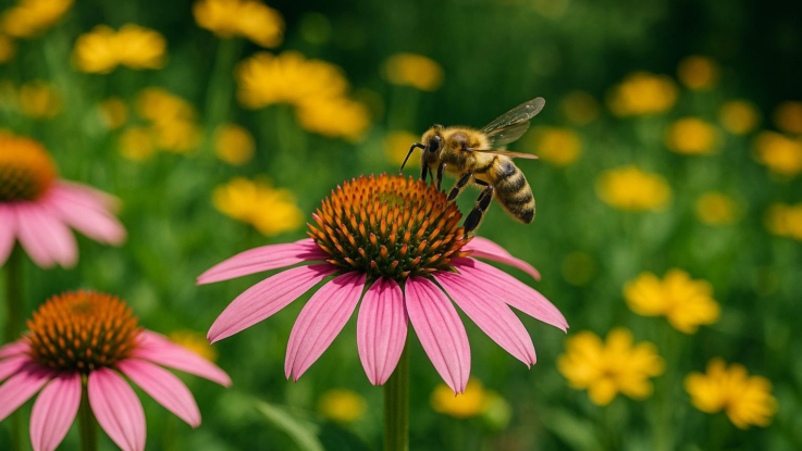 jak prilakat vcely do zahrady pomuzete prirode i vlastni urode Jak přilákat včely do zahrady. Pomůžete přírodě i vlastní úrodě