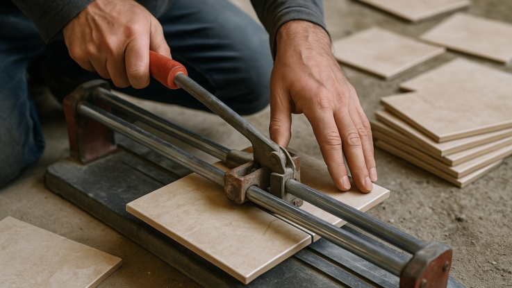 jak spravne rezat dlazdice usetrite si spoustu znicenych kusu Jak správně řezat dlaždice. Ušetříte si spoustu zničených kusů