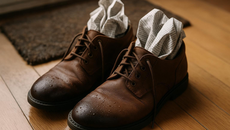 jak rychle ususit boty po desti trik s novinami opravdu funguje Jak rychle usušit boty po dešti. Trik s novinami opravdu funguje