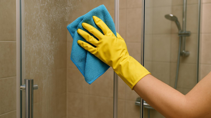 jak vycistit sprchove dvere lesknou se jako nove Jak vyčistit sprchové dveře. Lesknou se jako nové