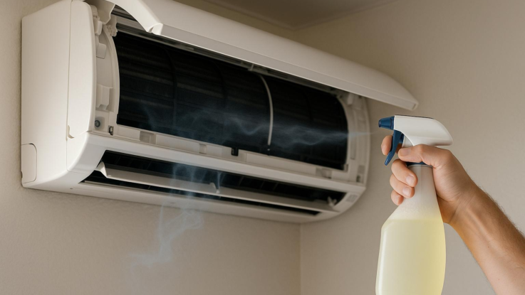 Jak odstranit smrad z klimatizace. Stačí běžný dezinfekční prostředek