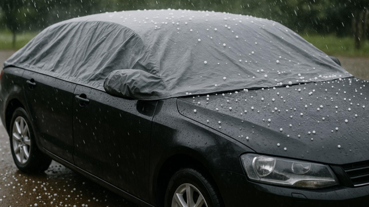 Jak ochránit auto před krupobitím. Pomůže levná vychytávka