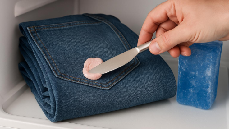 Jak odstranit žvýkačku z oblečení. Stačí ji zamrazit