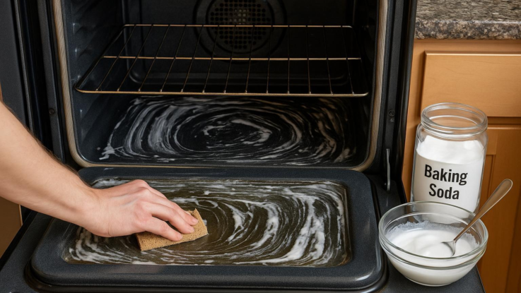 Jak vyčistit troubu bez chemie. Pomůže směs sody a vody