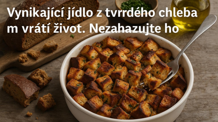 Vynikající jídlo z tvrdého chleba mu vrátí život. Nezahazujte ho