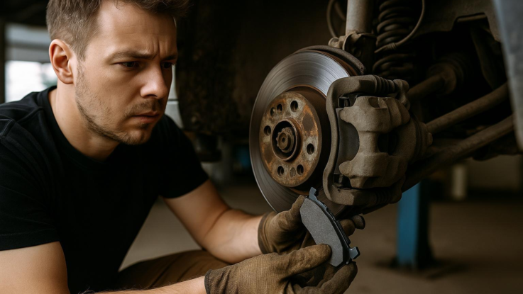 jak vymenit brzdove desticky zvladnete to i bez draheho servisu Jak vyměnit brzdové destičky. Zvládnete to i bez drahého servisu