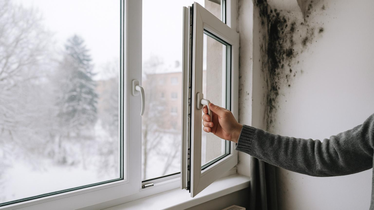 Jak správně větrat během zimy. Vyhnete se plísním i únikům tepla