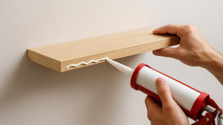 Jak připevnit poličku bez vrtání. Ušetříte si zbytečné díry