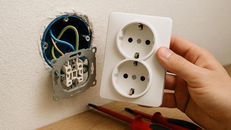 Jak vyměnit zásuvku bezpečně. Neudělejte častou chybu při zapojení