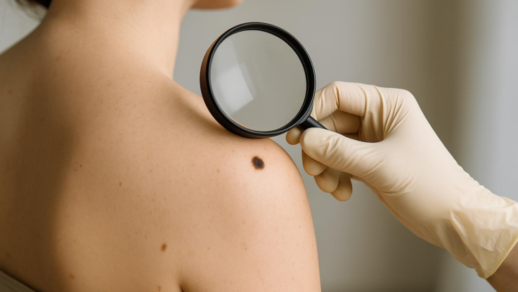 Malé znaménko může být tichým varováním rakoviny. Pravidelná kontrola pokožky může rozhodnout o životě