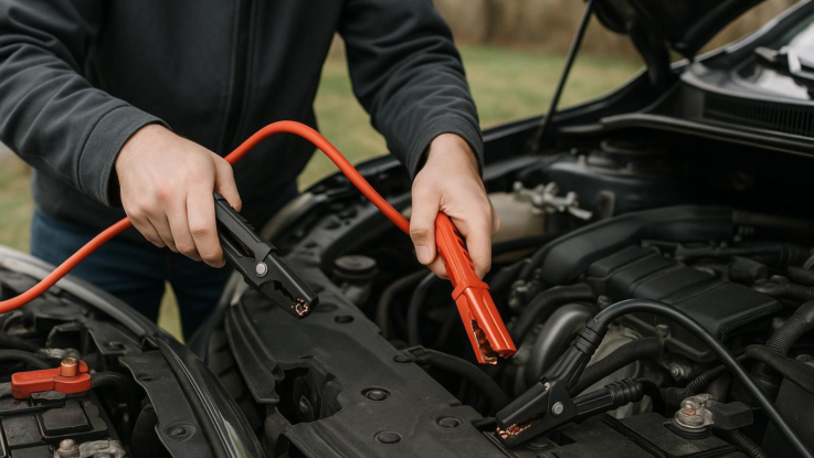 Jak správně připojit startovací kabely. Vyhnete se nebezpečnému zkratu