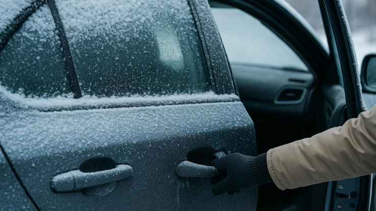 Jak ochránit auto před mrazem. Jedna chyba vám zničí těsnění dveří