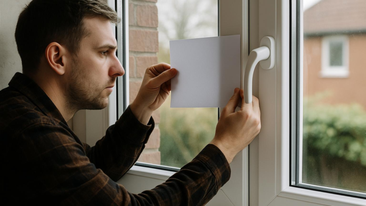 Jak opravit netěsnící okno. Pomůže vám jednoduchý test s papírem