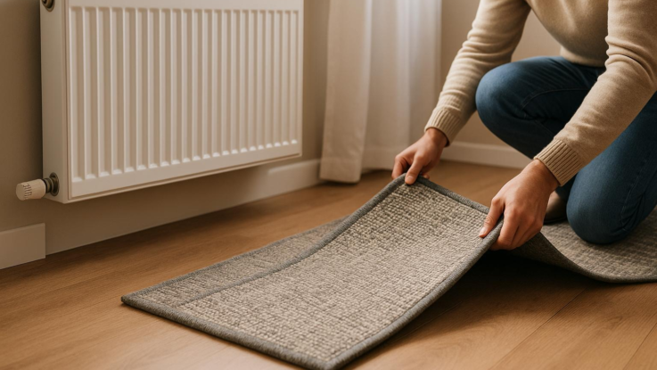 Chybně položený koberec může zdražit vytápění. Lidé o tom vůbec netuší