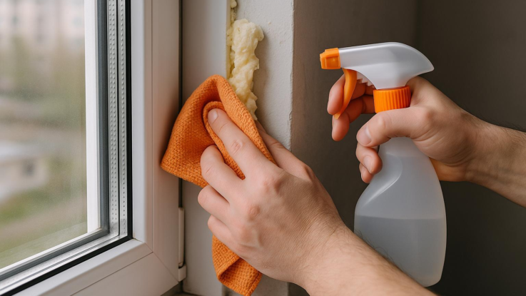 jak vycistit plastove okno od montazni peny zabranite trvalym skvrnam Jak vyčistit plastové okno od montážní pěny. Zabráníte trvalým skvrnám