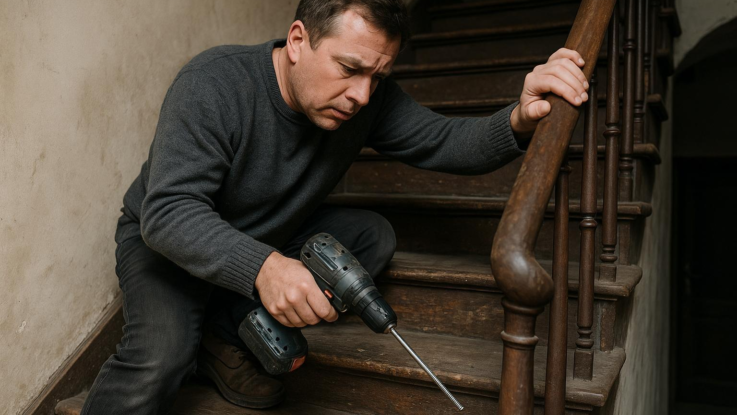 jak zpevnit stare schody vyhnete se padu i drahe oprave Jak zpevnit staré schody. Vyhněte se pádu i drahé opravě