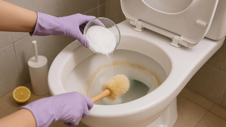 jak zbavit toaletu vodniho kamene uz za par minut a bez chemie Jak zbavit toaletu vodního kamene. Už za pár minut a bez chemie