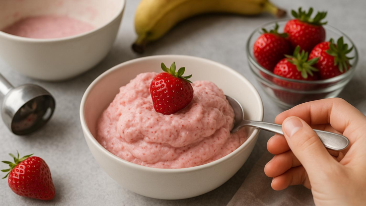 domaci zmrzlina bez cukru a bez zmrzlinovace udelate ji uz za par minut Domácí zmrzlina bez cukru a bez zmrzlinovače? Uděláte ji už za pár minut