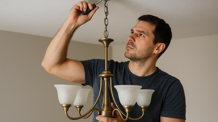 jak pripevnit lustr bezpecne nepodcente vahu ani typ stropu Jak připevnit lustr bezpečně. Nepodceňte váhu ani typ stropu