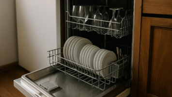 Nikdy nenechávejte otevřenou myčku po skončení programu. Má to jasný důvod