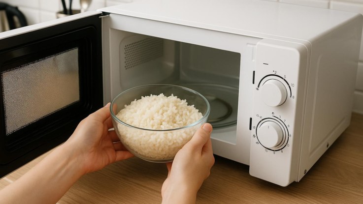 varte ryzi v mikrovlnce usetrite hodne casu Vařte rýži v mikrovlnce. Ušetříte hodně času