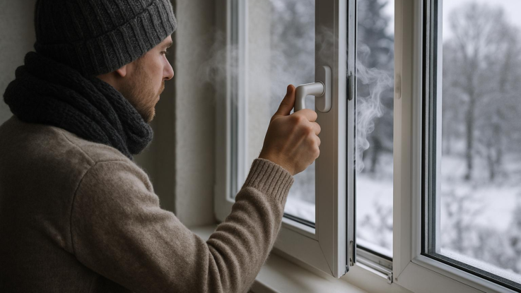 Jak větrat v zimě bez ztráty tepla. Pomůže jednoduchý trik