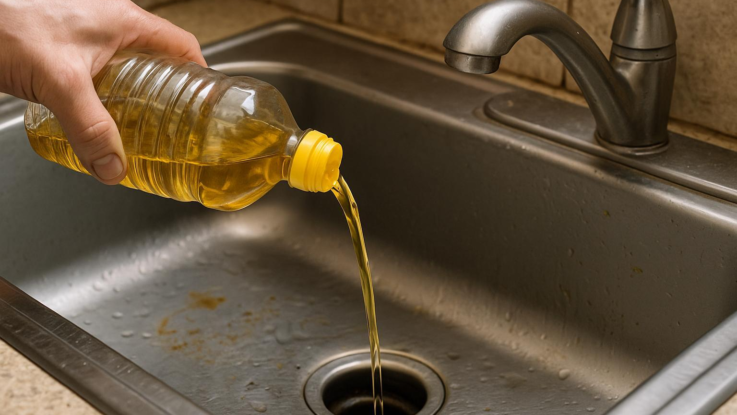 Nikdy nevylévejte olej do dřezu. Zaděláváte si na drahou opravu