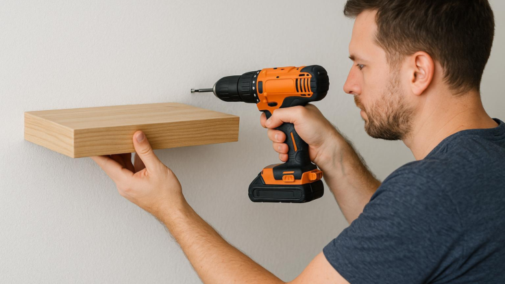 Jak přidělat poličku do sádrokartonu. Držet bude pevněji, než čekáte