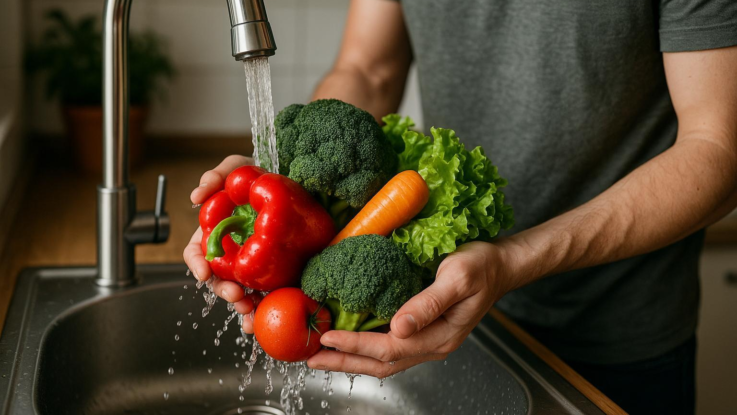 Jak správně umýt zeleninu. Lidé ji umývají špatně a riskují problémy