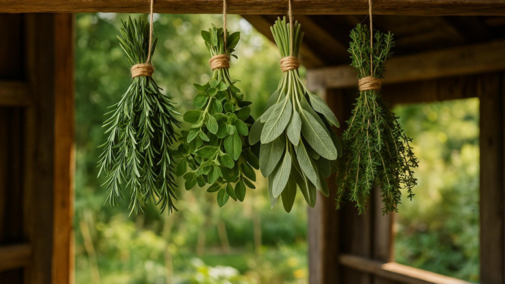 Jak sušit bylinky ze zahrady. Uchovají si vůni i léčivou sílu