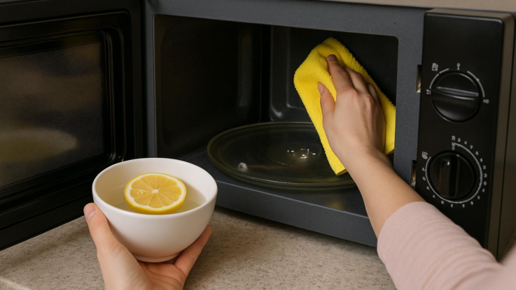 Jak vyčistit mikrovlnku bez chemie. Hotovo za 3 minuty