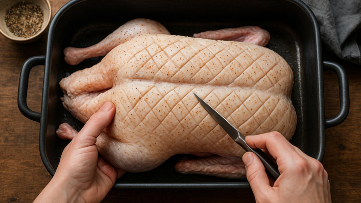 kachna bude mit dokonale krupavou kuzi nez ji upecete udelejte tohle Kachna bude mít dokonale křupavou kůži. Než ji upečete, udělejte tohle