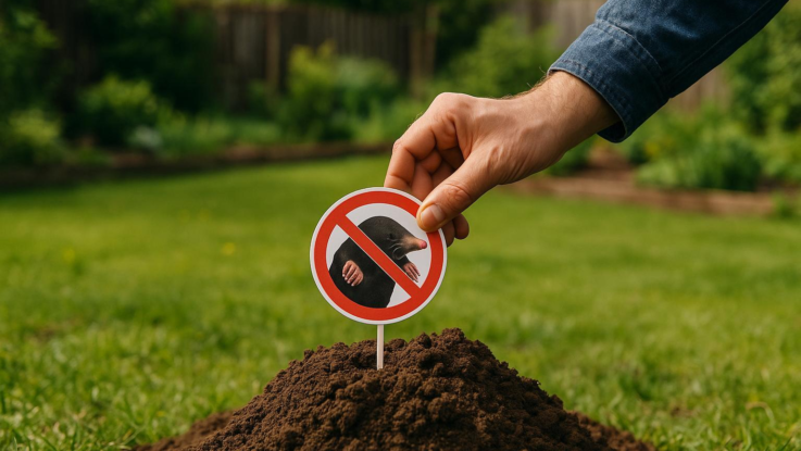 Jak ochránit zahradu před krtky. Do vaší zahrady už ani nepáchnou