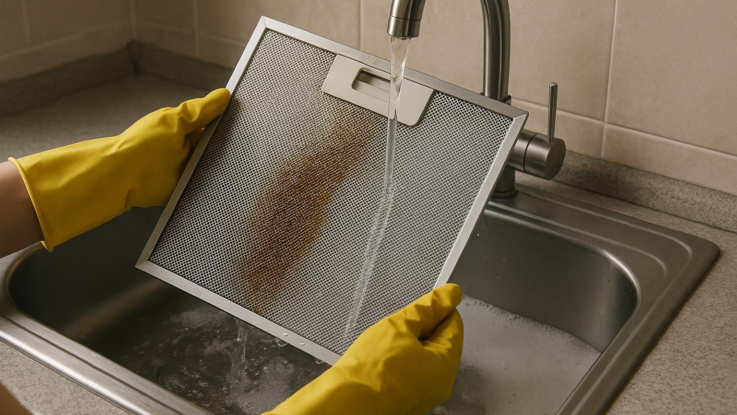 jak vycistit filtr digestore zase bude sat jako novy Jak vyčistit filtr digestoře. Zase bude sát jako nový