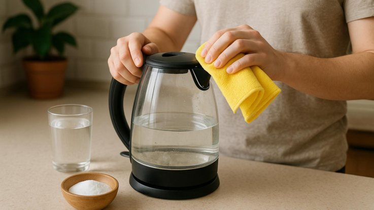 Jak vyčistit varnou konvici. Už za pár minut, bez drhnutí a chemie