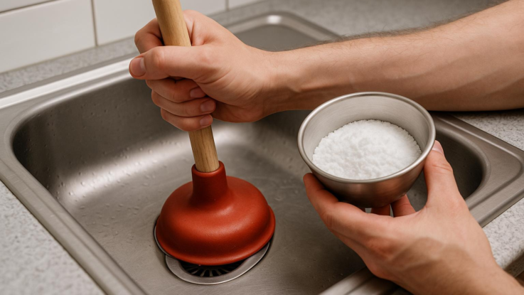 Jak vyčistit odpad. Už během několika minut a bez chemie