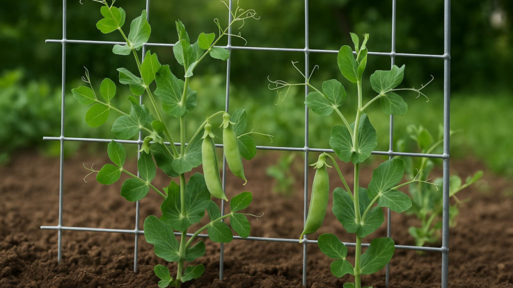 jak pestovat hrasek aby se nezlomil pomuze jednoducha podpora Jak pěstovat hrášek, aby se nezlomil. Pomůže jednoduchá podpora