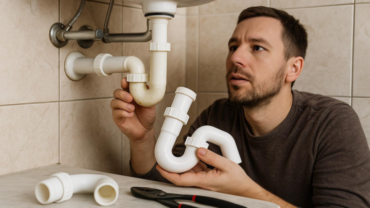 Jak vyměnit starý sifon. Ušetříte za instalatéra