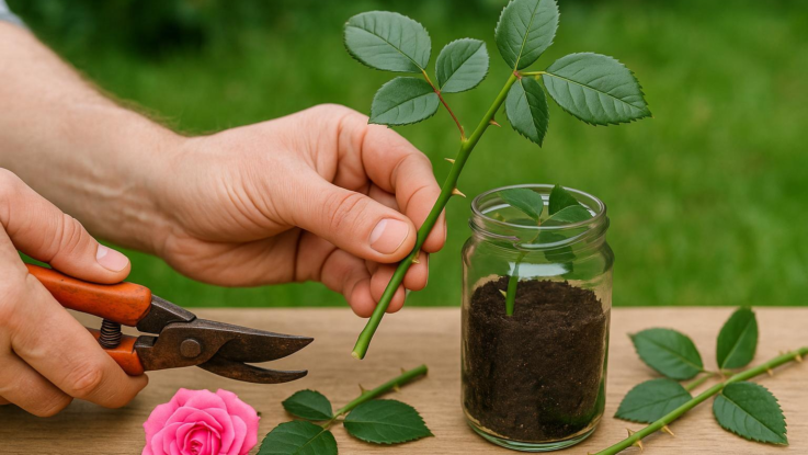 Jak rozmnožit růže řízkováním. Snadno získáte nové keře zdarma
