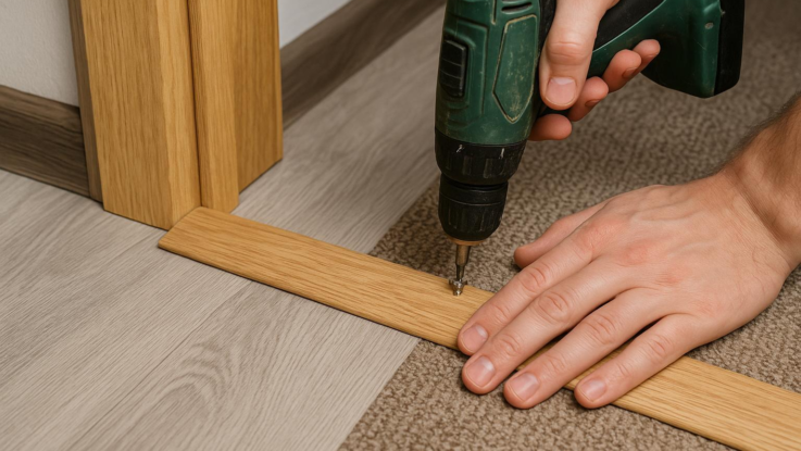 jak vyrovnat prah dveri nebudete o nej uz zakopavat Jak vyrovnat práh dveří. Nebudete o něj už zakopávat