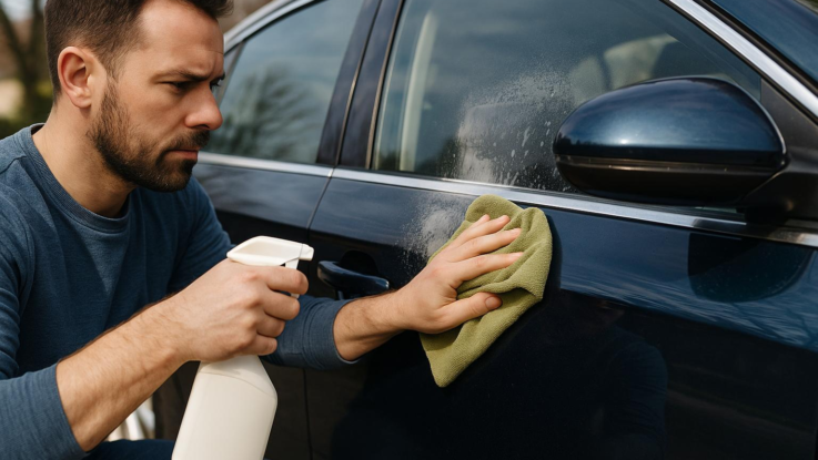Jak umýt auto bez vody. Pomůže moderní suchý čistič